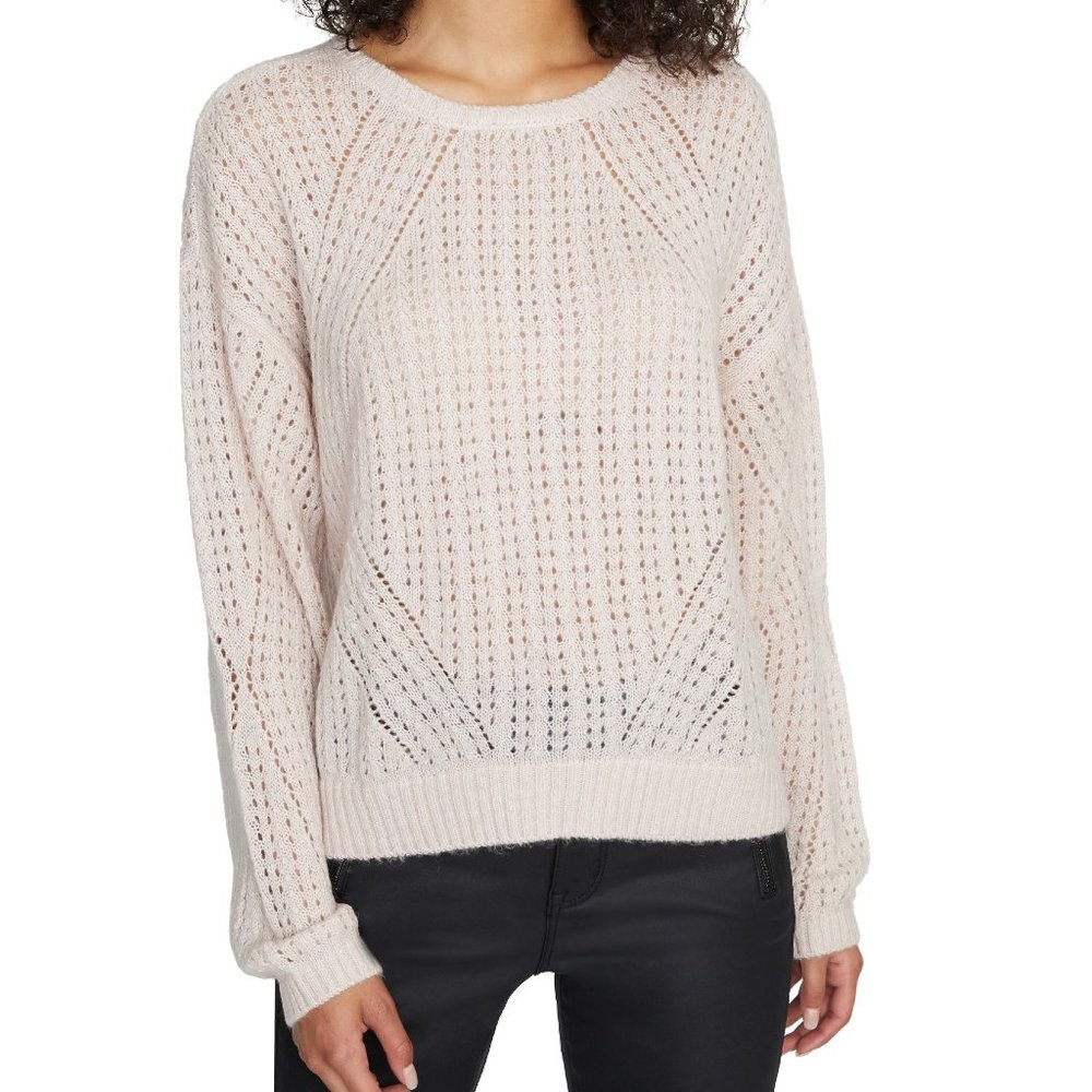 Sanctuary Hole In One Pointelle Sweater